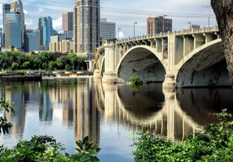 the Minneapolis Stonearch Bridge